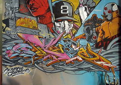 Graffiti Artwork - Photo by Q2OTD (2017)