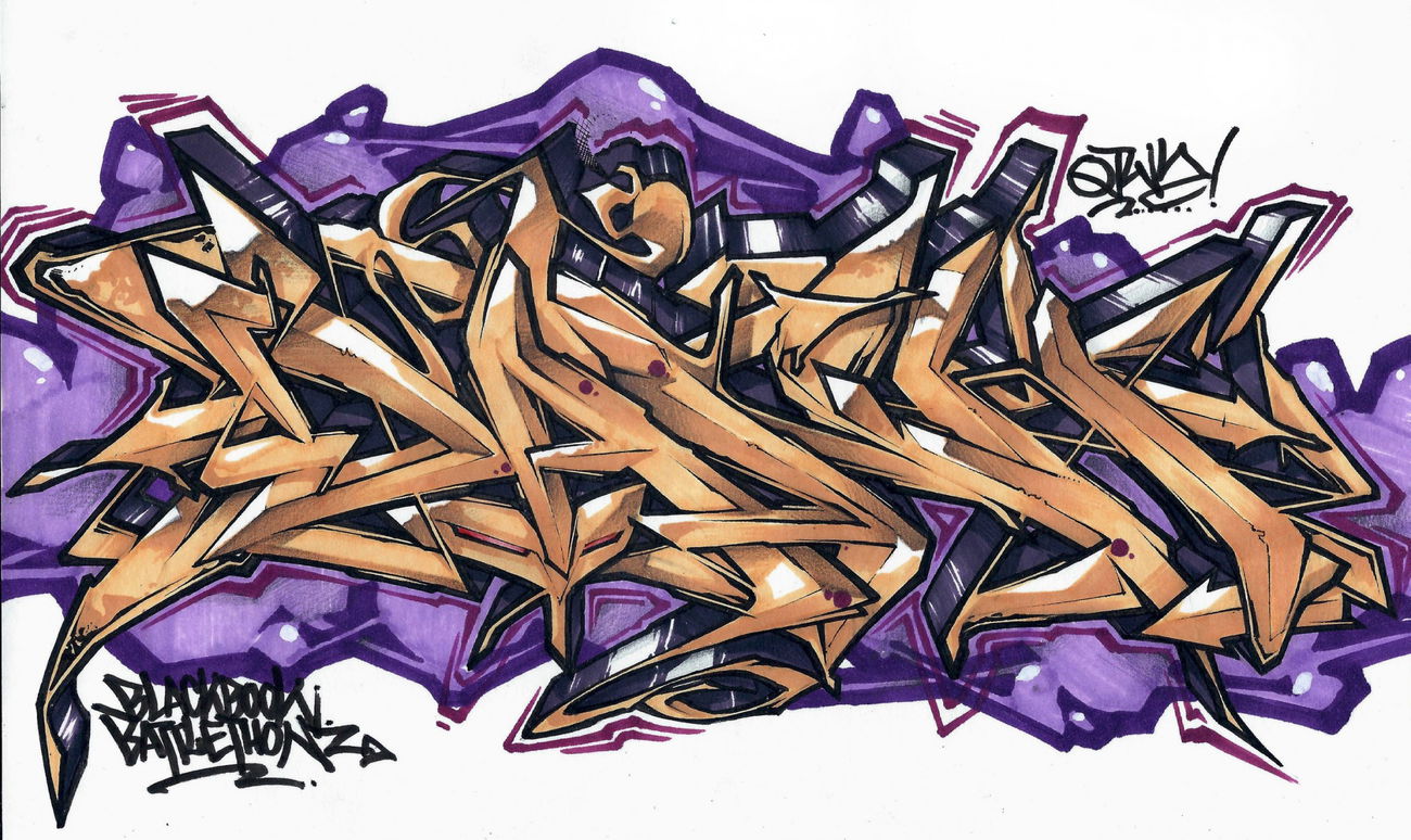 Graffiti Sketch - Photo by Q2OTD (2016)