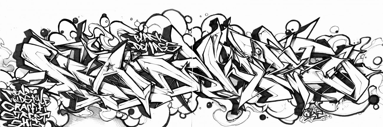 Graffiti Sketch - Photo by Q2OTD