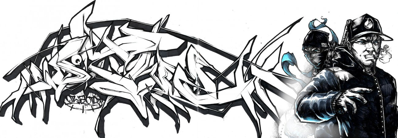 Graffiti Sketch - Photo by Q2OTD (2015)