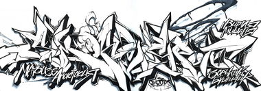 Graffiti Sketch - Photo by Q2OTD (2015)