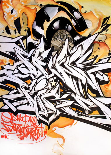 Graffiti Sketch - Photo by Q2OTD (2016)