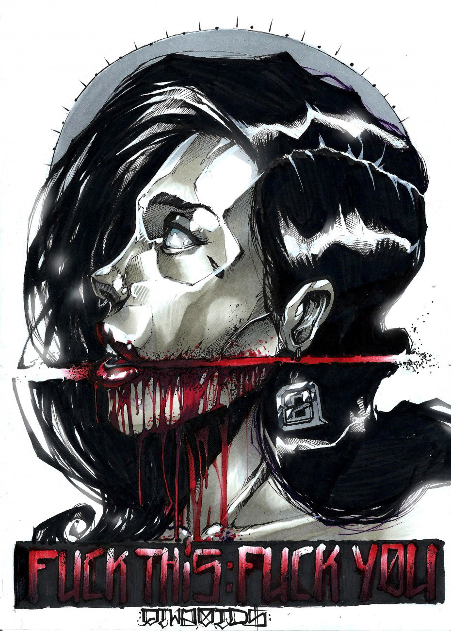 Graffiti Sketch - Photo by Q2OTD (2015)