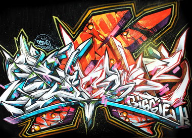 Graffiti Sketch - Photo by Q2OTD (2018)