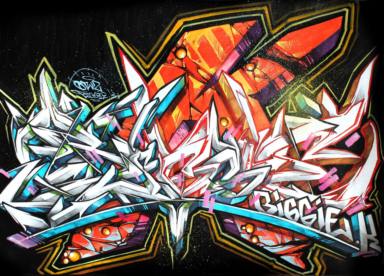 Graffiti Sketch - Photo by Q2OTD (2018)