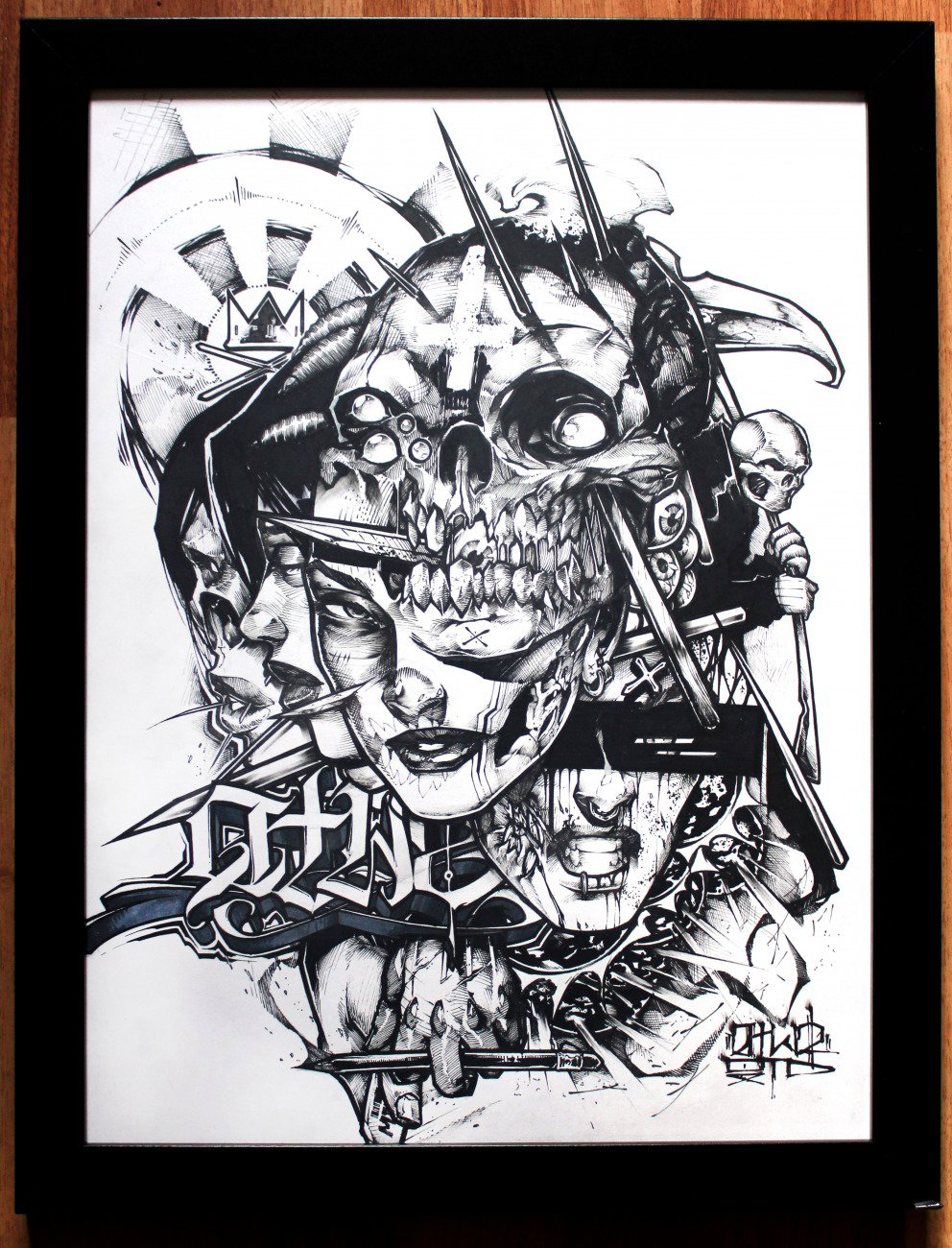 Graffiti Sketch - Photo by Q2OTD (2015)