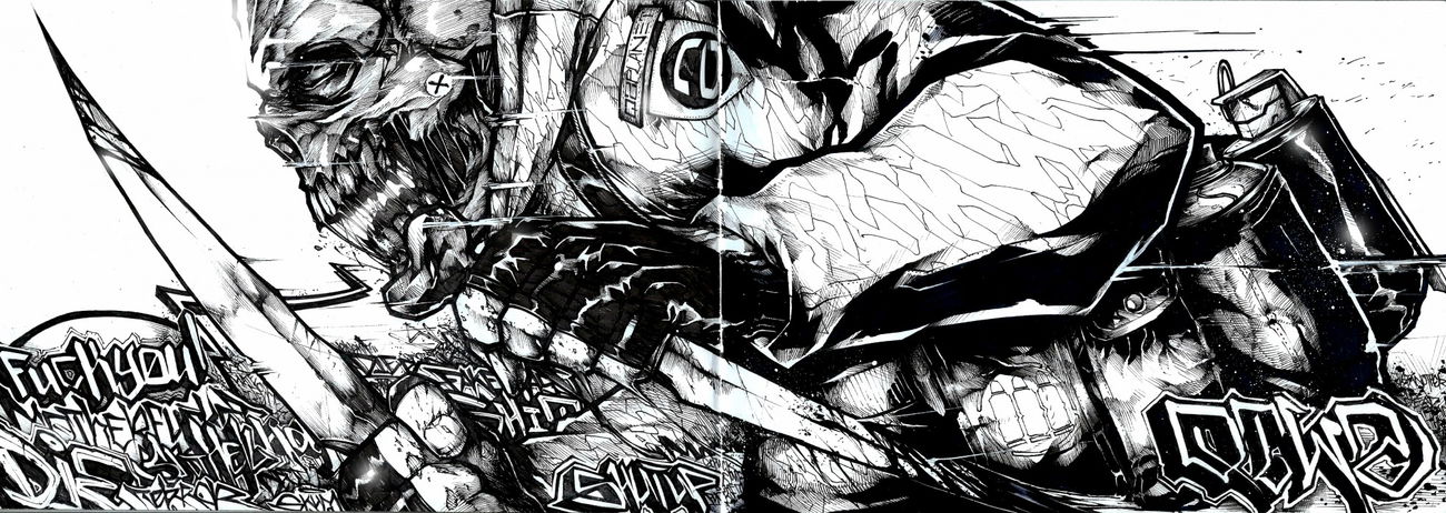 Graffiti Sketch - Photo by Q2OTD (2015)