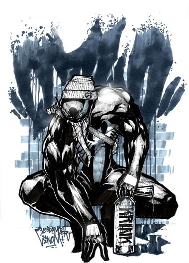 Graffiti Sketch - Photo by Q2OTD (2015)