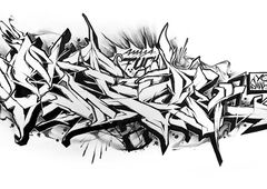 Graffiti Sketch - Photo by Q2OTD (2016)