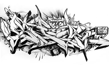 Graffiti Sketch - Photo by Q2OTD (2016)