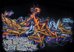 Graffiti Artwork - Photo by Q2OTD (2017)