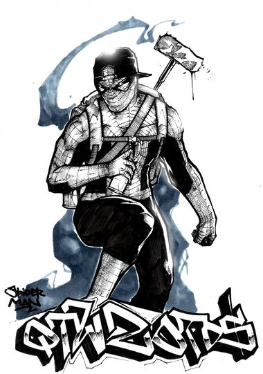 Graffiti Sketch - Photo by Q2OTD (2015)