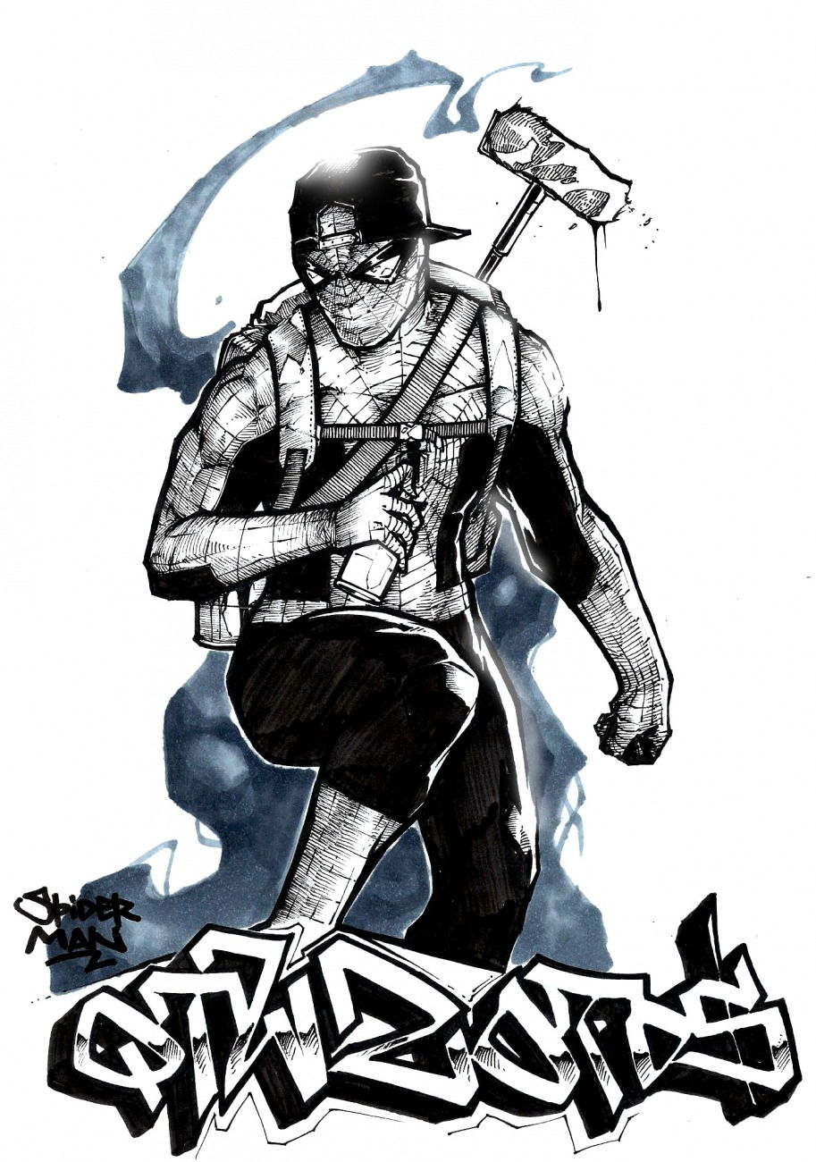 Graffiti Sketch - Photo by Q2OTD (2015)