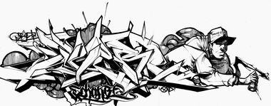Graffiti Sketch - Photo by Q2OTD (2015)