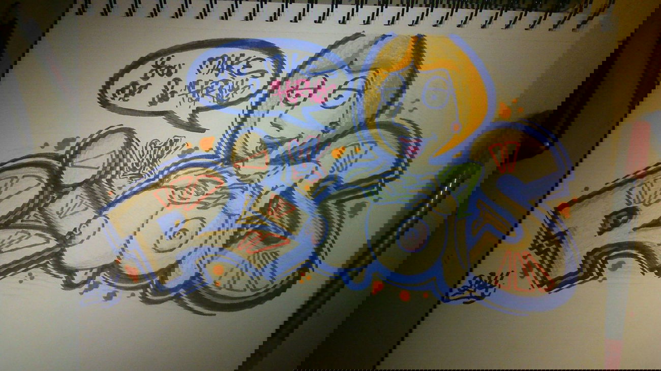 Graffiti Sketch - Photo by QRios - Kiel, Sjk, Rios (2014)