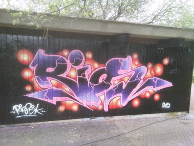 Graffiti Wall - Photo by QRios - Kiel, Sjk, Rios (2015)
