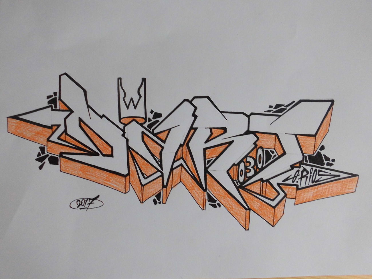 Graffiti Sketch - Photo by QRios - Exchange, Q.Rios, Rios (2017)