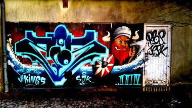 Graffiti Wall - Photo by QRios - Kiel, Sjk, Rios (2014)