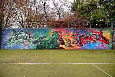 Graffiti Wall - Photo by QRios - sjk, q.rios, rios (2016)