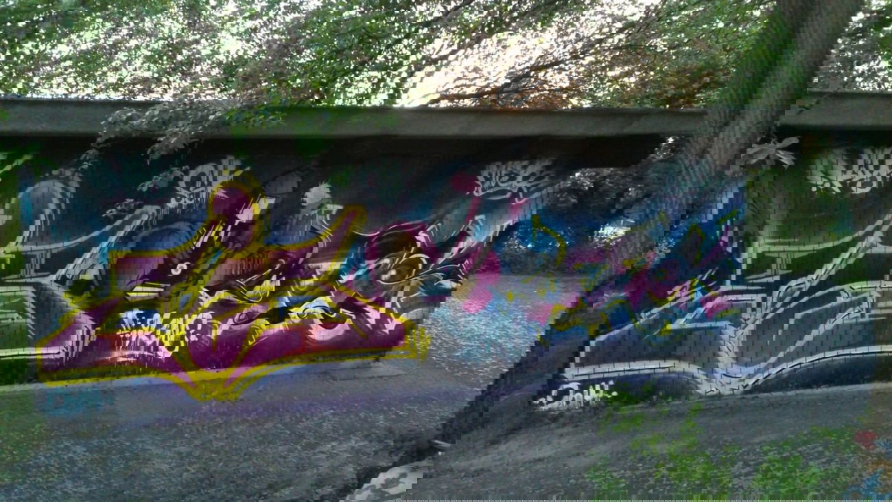 Graffiti Wall - Photo by QRios - Kiel, Sjk, Rios (2014)