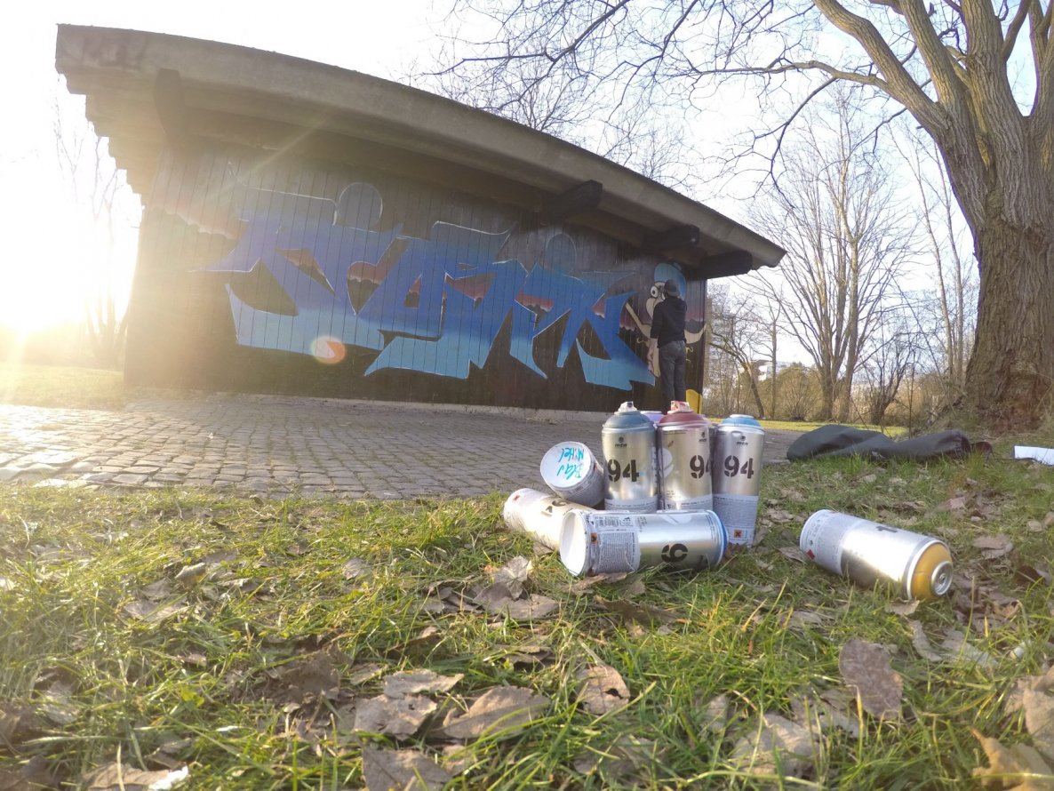 Graffiti Wall - Photo by QRios - Kiel, Sjk, Rios (2015)