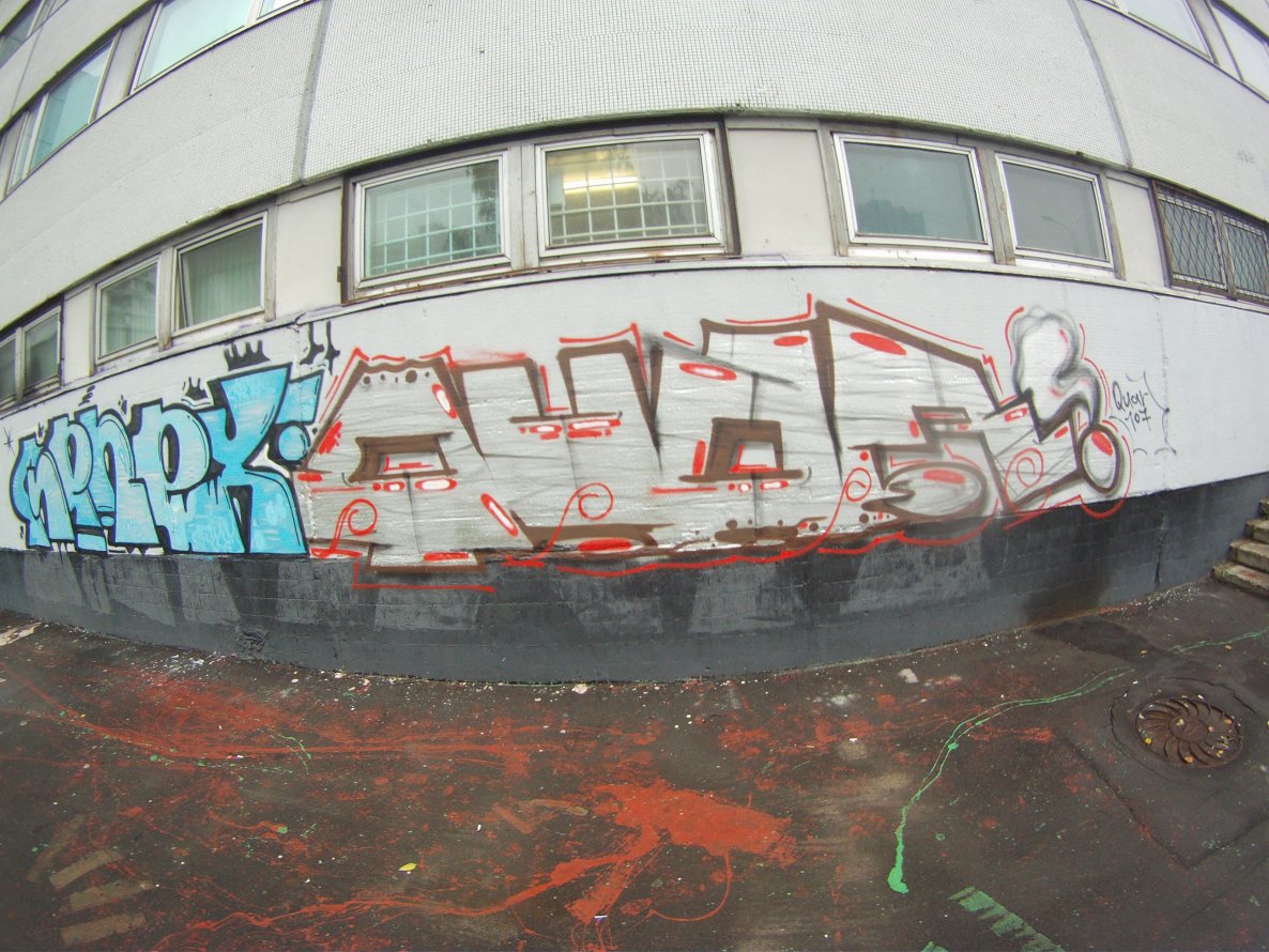 Graffiti Wall in Moscow - Photo by Qr1 - Tenex, Quar, Qr1 (2013)