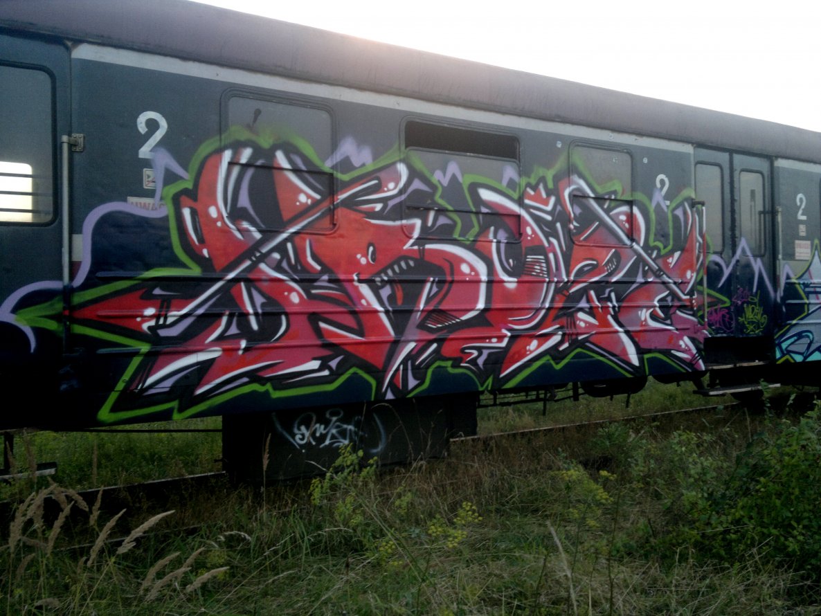 Graffiti Train - Photo by QruzeOne - FRC, FR, CRUZE