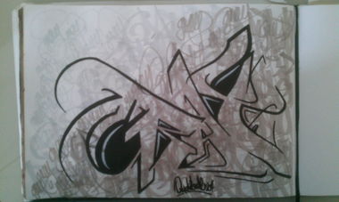 Graffiti Sketch - Photo by QualiTade - gray (2014)