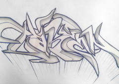 Graffiti Sketch - Photo by QualiTade - Tade (2014)