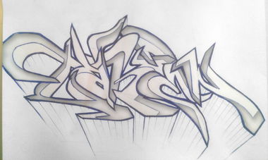 Graffiti Sketch - Photo by QualiTade - Tade (2014)