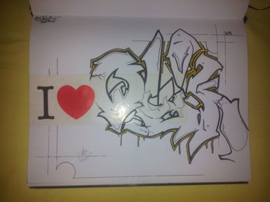 Graffiti Sketch in Germany - Photo by QuikArt - Quik, Quikart, 13
