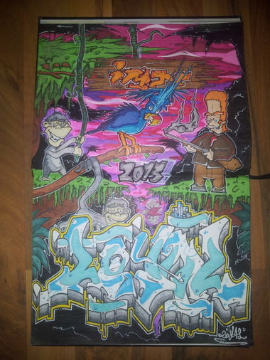 Graffiti Sketch in Germany - Photo by QuikArt - Loyal, Quik, Quikart