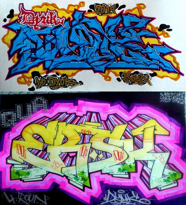 Graffiti Sketch - Photo by R87