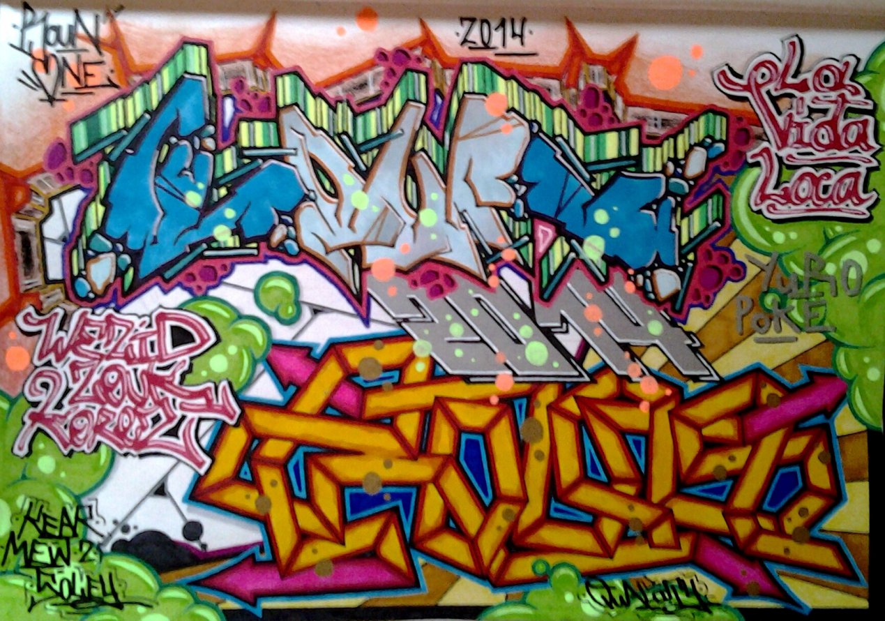 Graffiti Sketch - Photo by R87