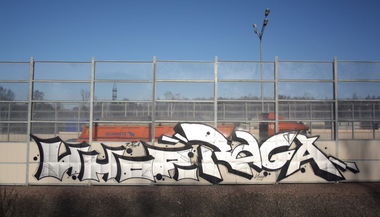 Graffiti Bombing - Photo by RAGA
