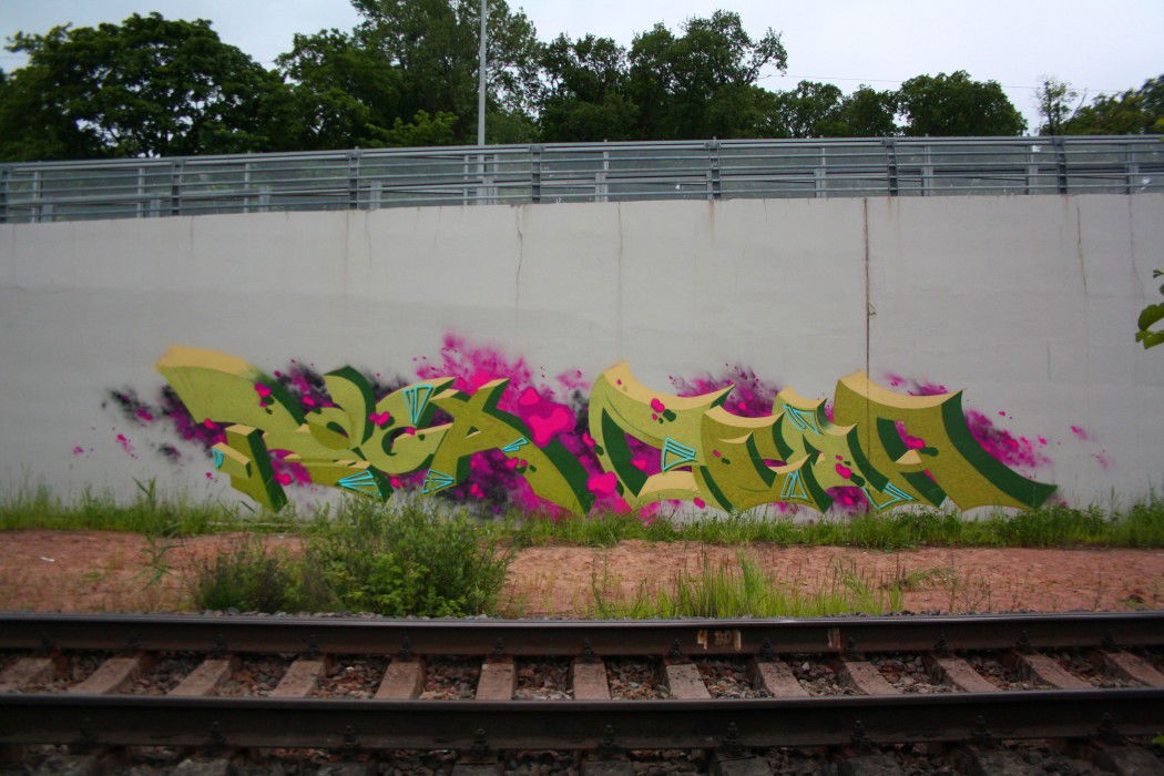 Graffiti Wall - Photo by RAGA