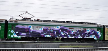 Graffiti Train - Photo by RAGA