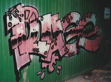 Graffiti Wall - Photo by RAGS (1994)