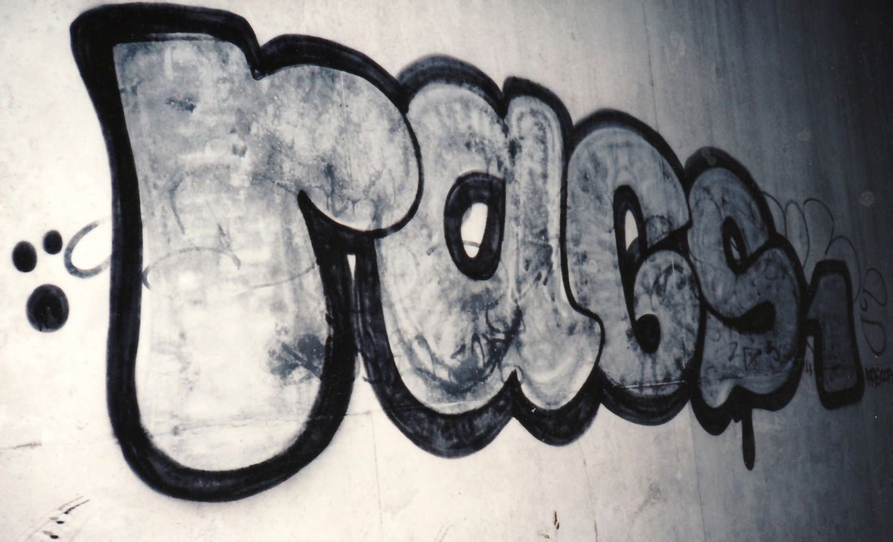 Graffiti Wall - Photo by RAGS (1995)