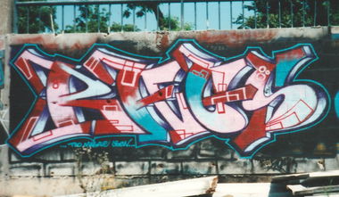 Graffiti Wall - Photo by RAGS (2000)