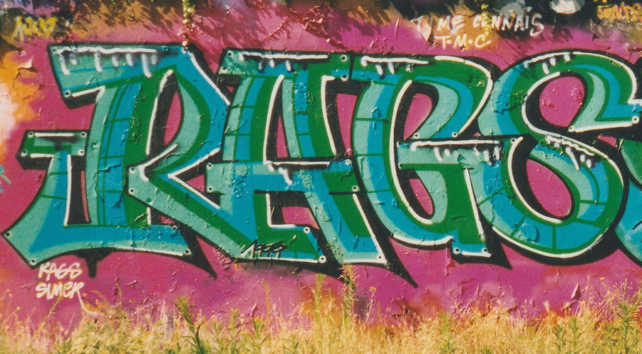 Graffiti Wall - Photo by RAGS (1999)