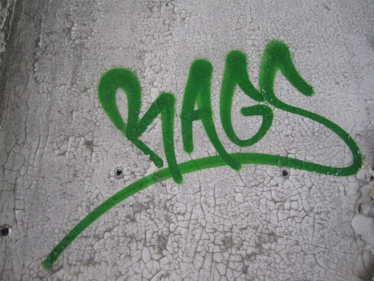 Graffiti Bombing - Photo by RAGS - RAGS