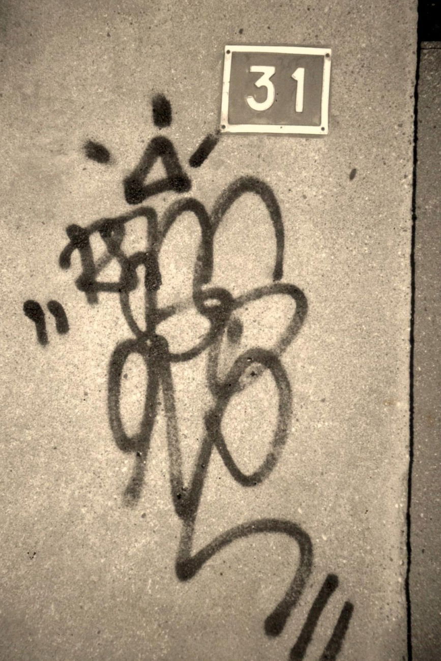 Graffiti Bombing - Photo by RAGS - RAGS