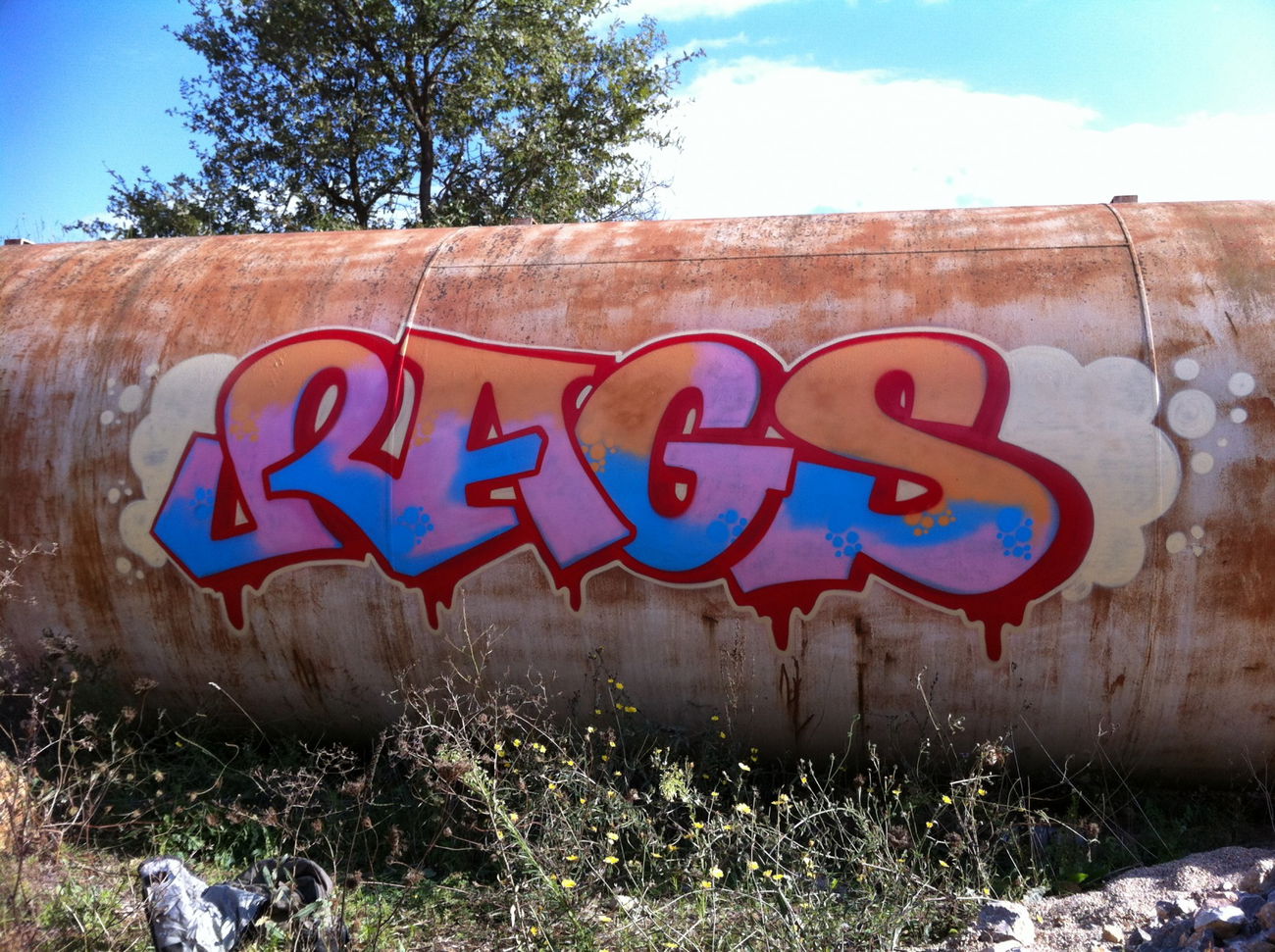 Graffiti Wall - Photo by RAGS - RAGS