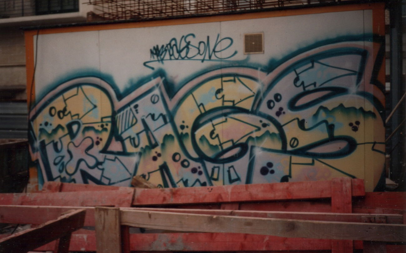 Graffiti Wall - Photo by RAGS - RAGS (1993)