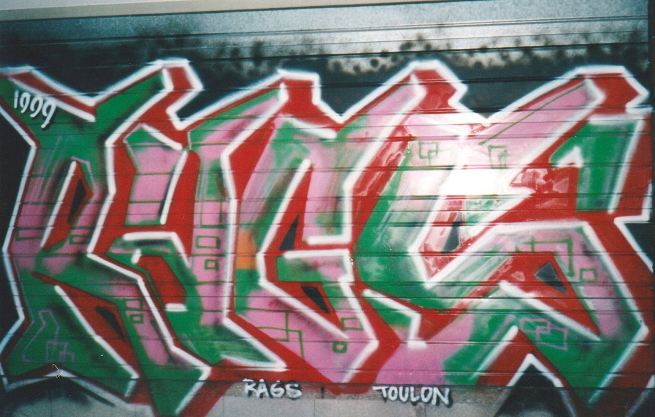 Graffiti Wall - Photo by RAGS (1999)