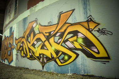 Graffiti Wall in Bochum - Photo by RAKS - Skar, Hansa, Dac (2013)
