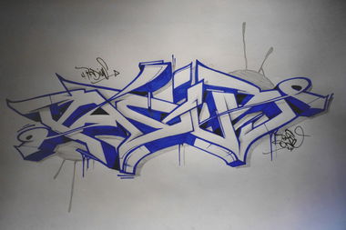 Graffiti Sketch - Photo by RAKS - Radius, Raks, Skar (2013)
