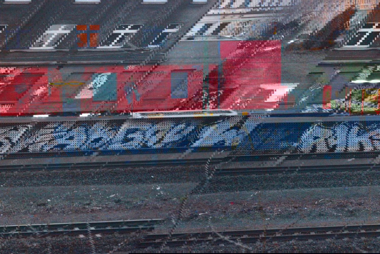 Graffiti Bombing in Dortmund - Photo by RAKS - Raks, Itak, Bay (2014)