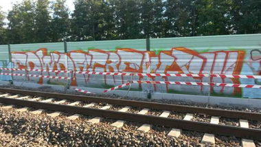 Graffiti Bombing in Dortmund - Photo by RAKS - EDW, DAC (2013)